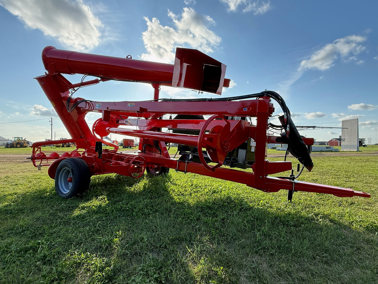 Akron 10’ bag unloader with bag reclaimer