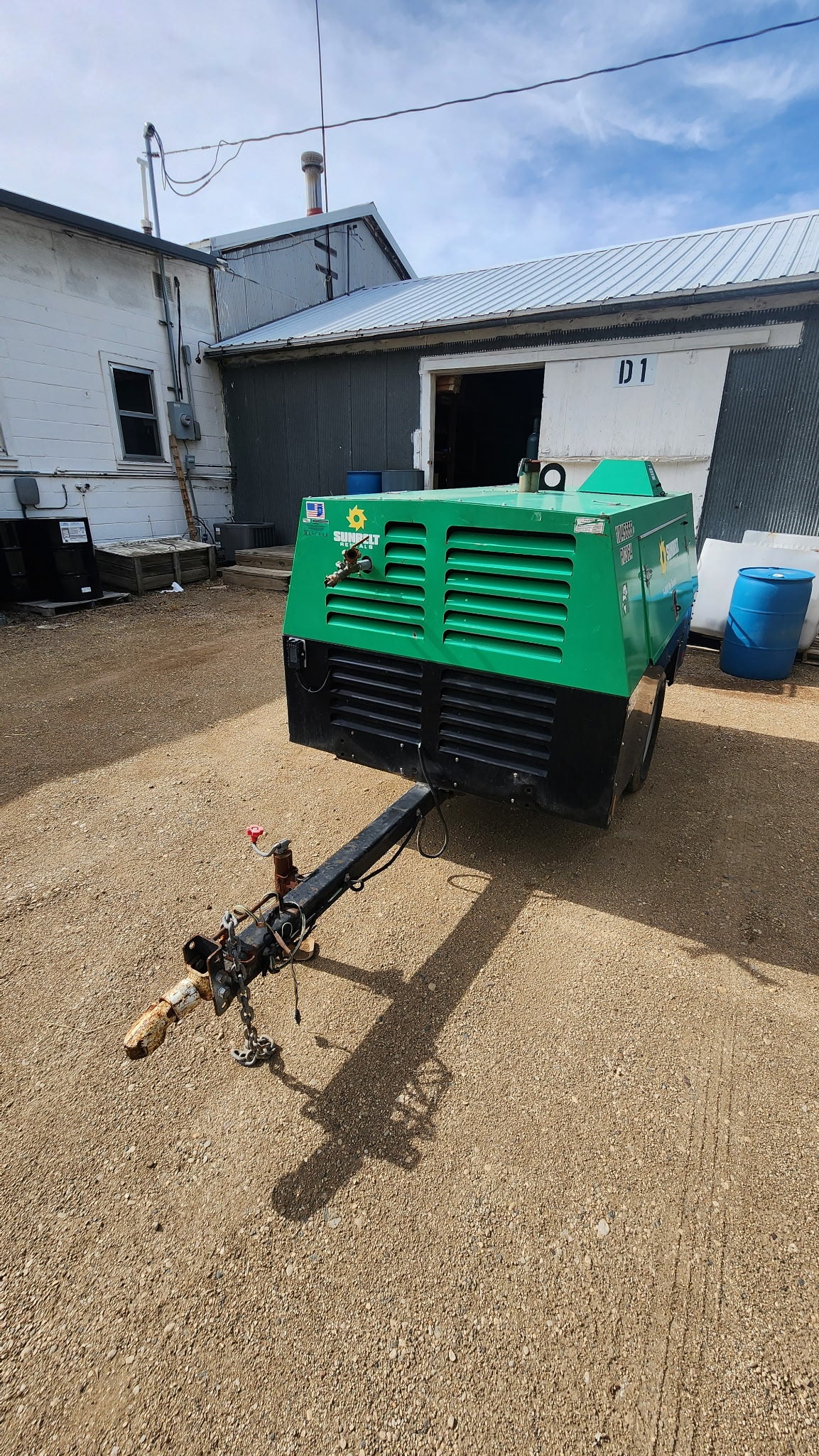 Sullivan 185 CFM Air Compressor- used