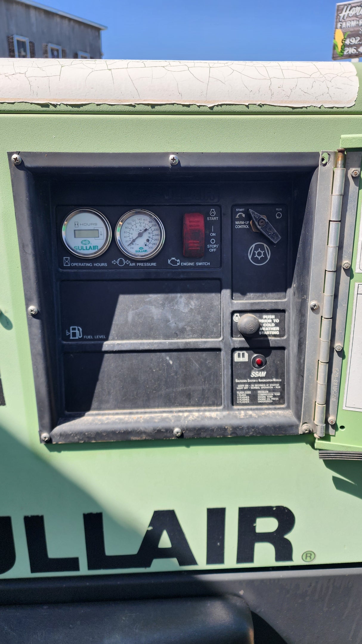 Sullair 185 CFM Used Air Compressor