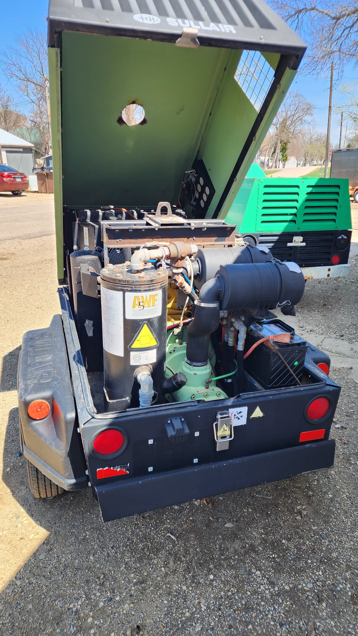 Sullair 185 CFM Used Air Compressor