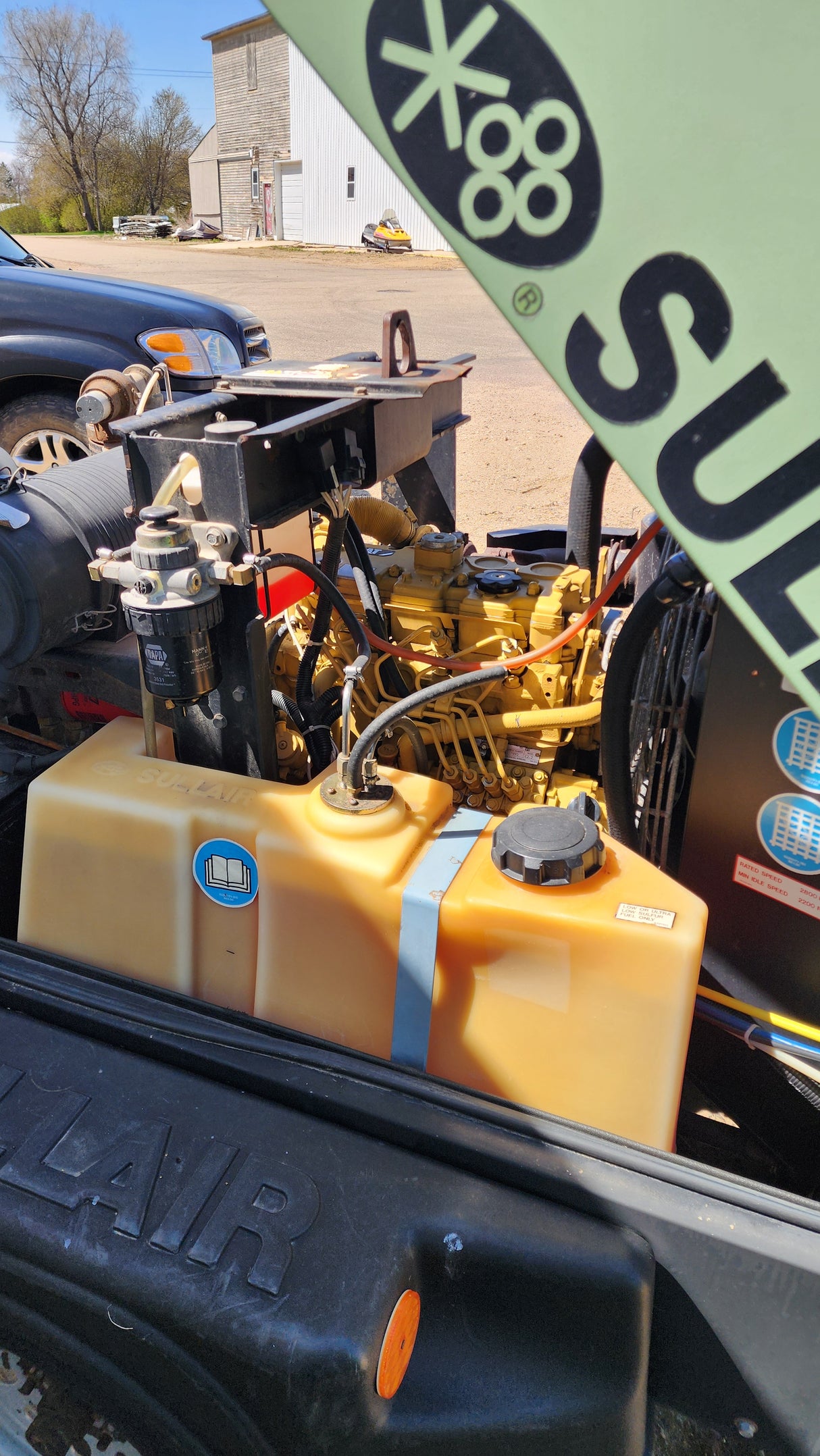 Sullair 185 CFM Used Air Compressor