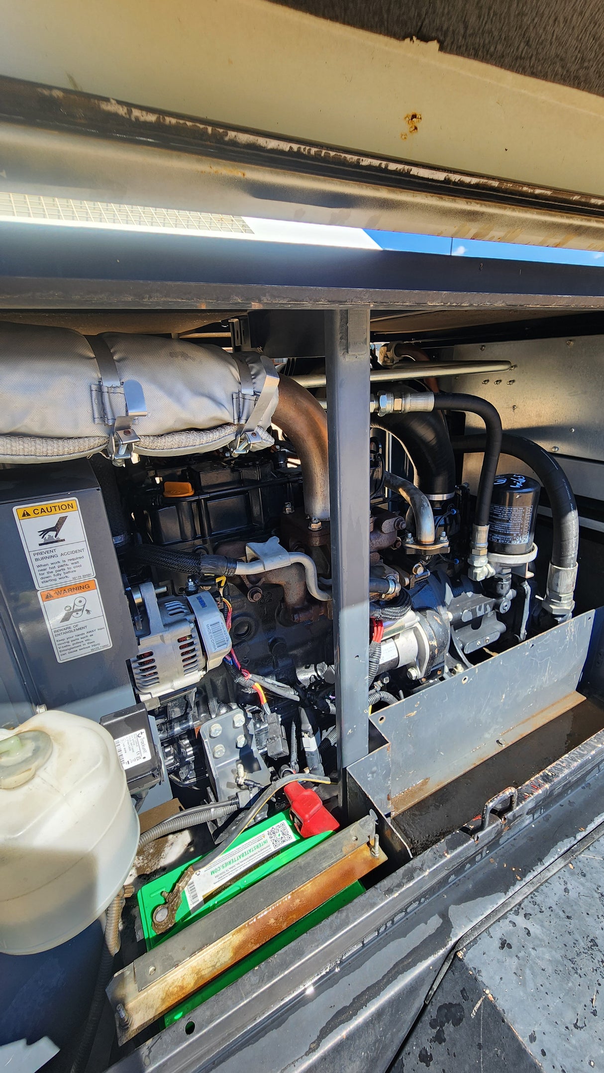 Allmand 185 CFM Air Compressor - used