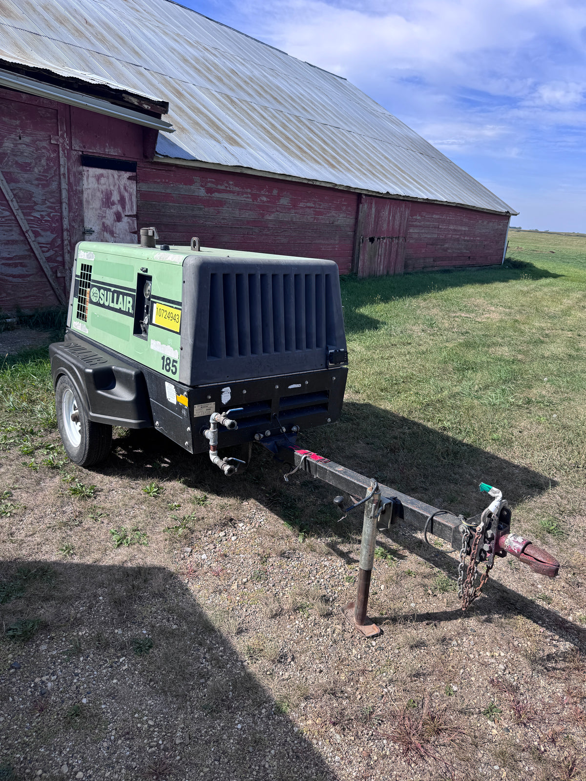 Sullair 185 CFM Air Compressor - Used 2018
