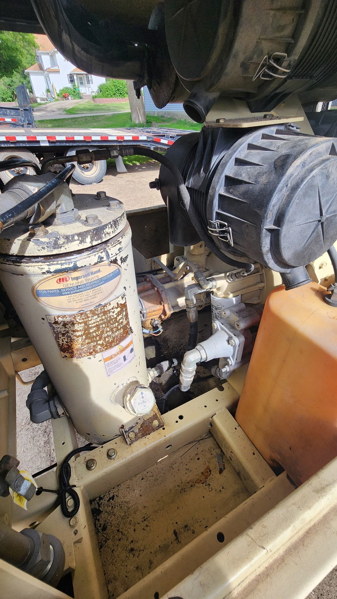 Ingersol 185 CFM Air Compressor- used