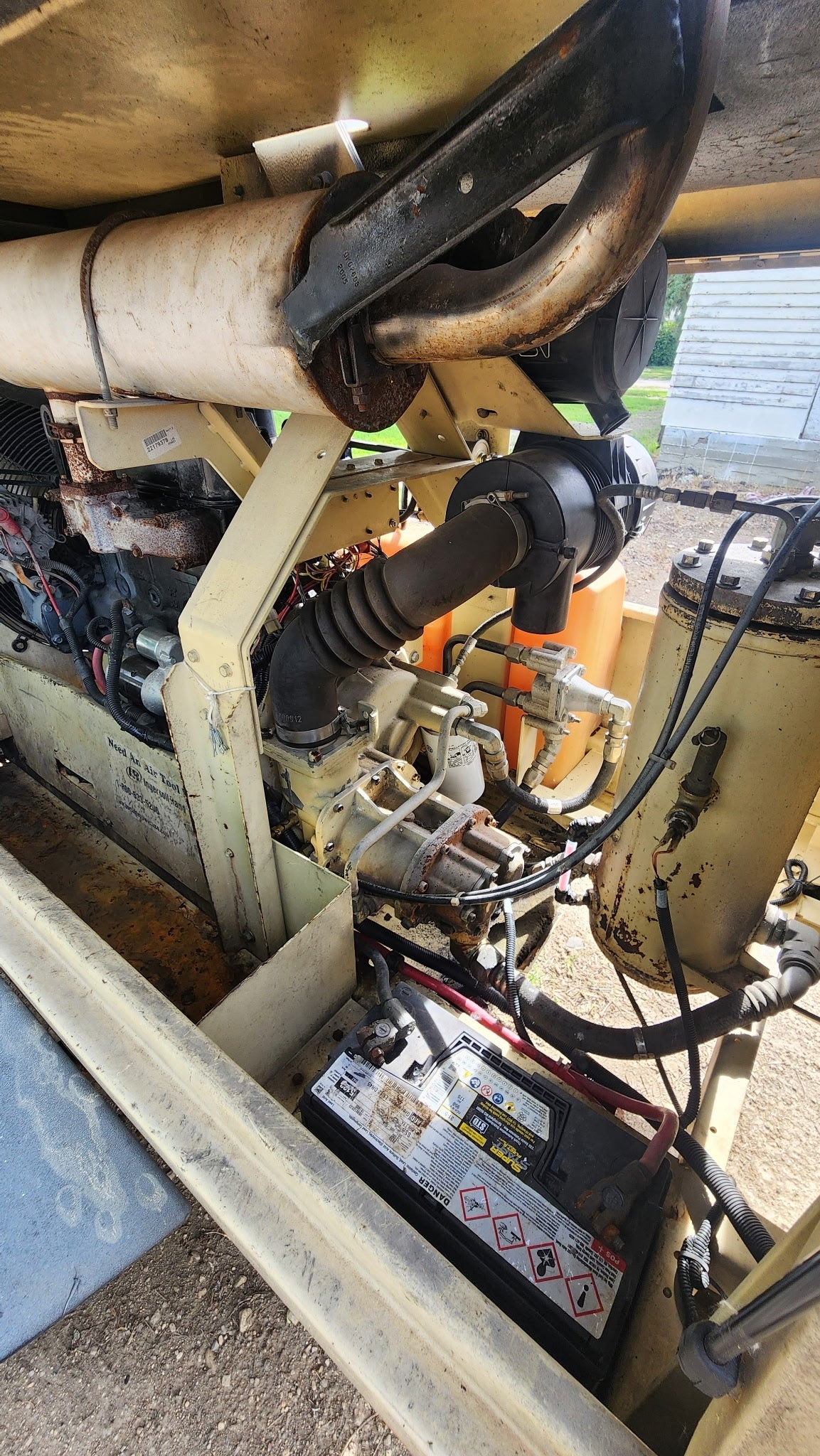 Ingersol 185 CFM Air Compressor- used