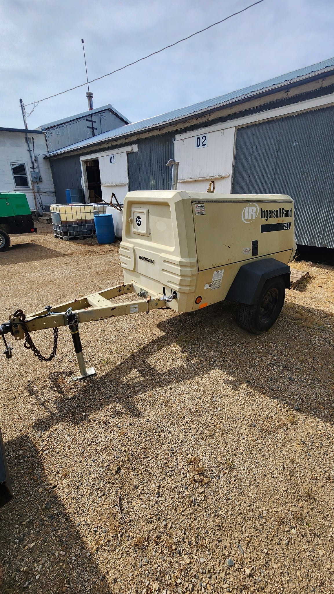 Ingersol 250 CFM Air Compressor- used