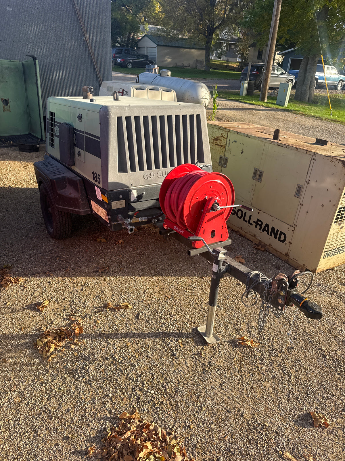 Sullair 185 CFM Air Compressor - Used 2018 w/ reel