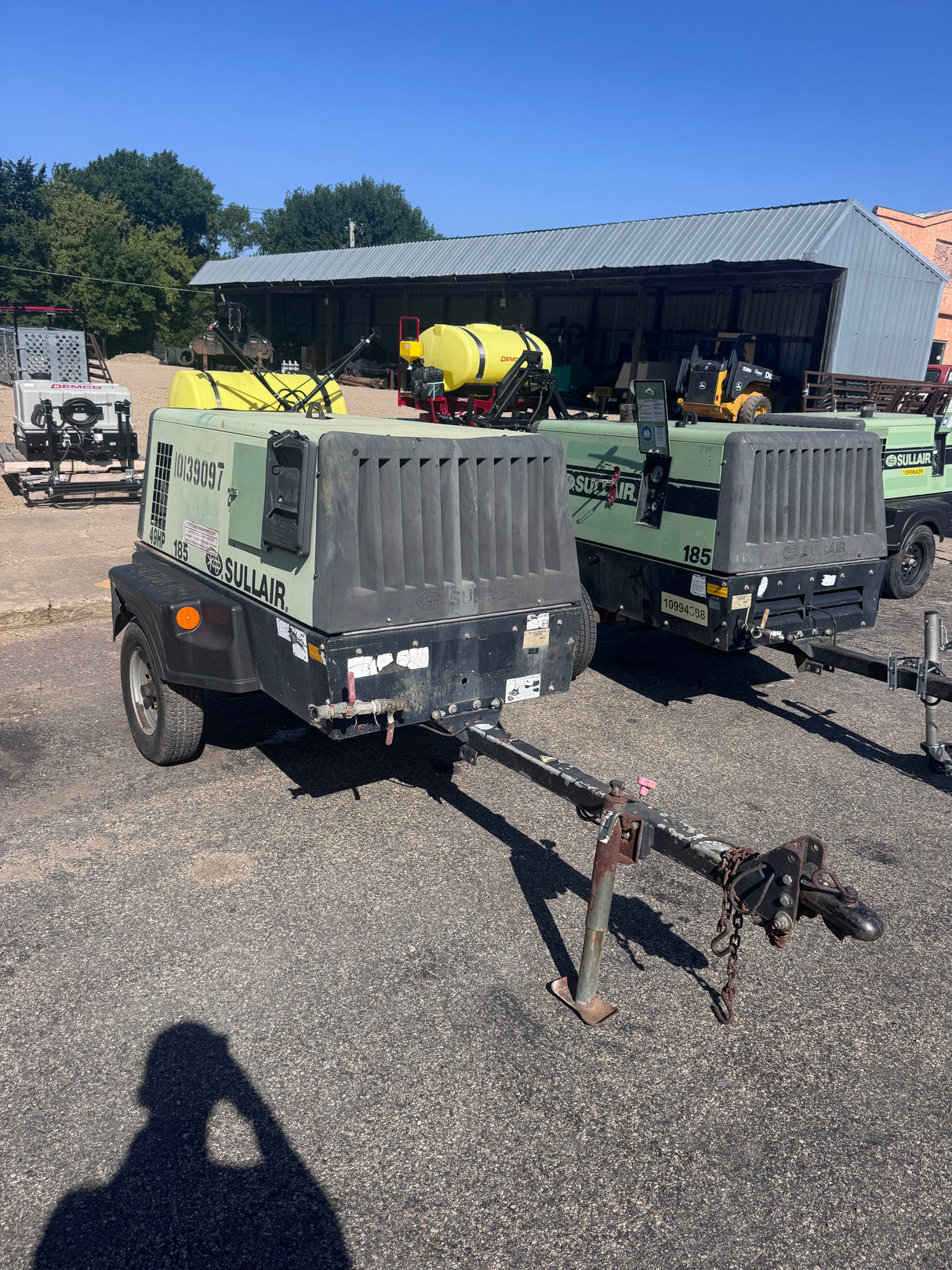 Sullair 185 CFM Air Compressor - Used 2014