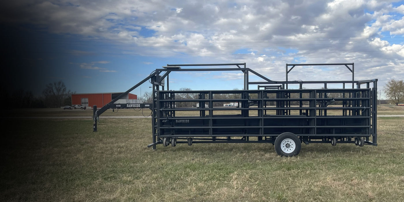 Black Rawhide Trailer available for sale at Horters Farm and Ranch Supply