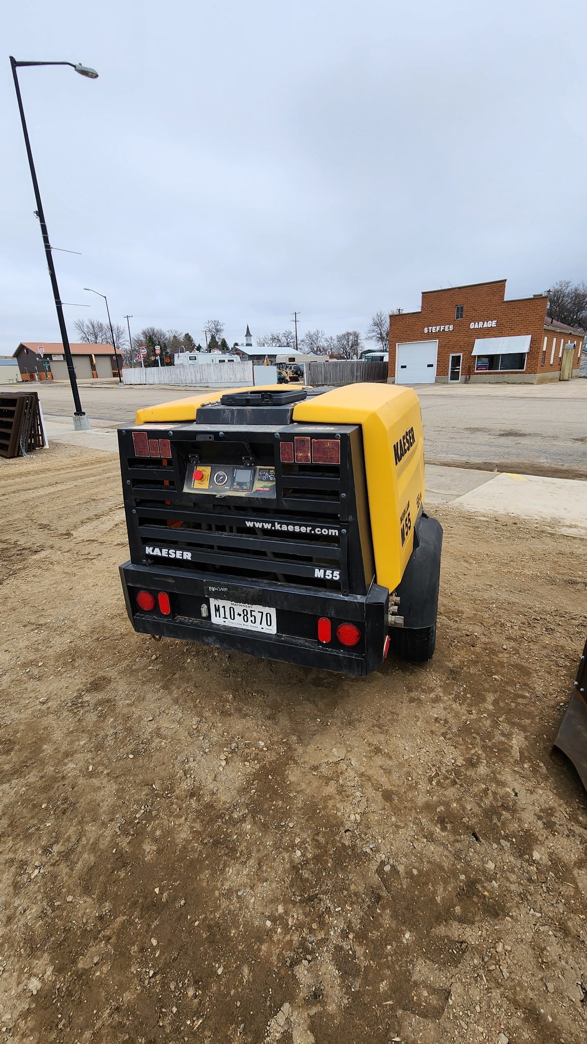 Kaeser 185 CFM Portable Air Compressor- used