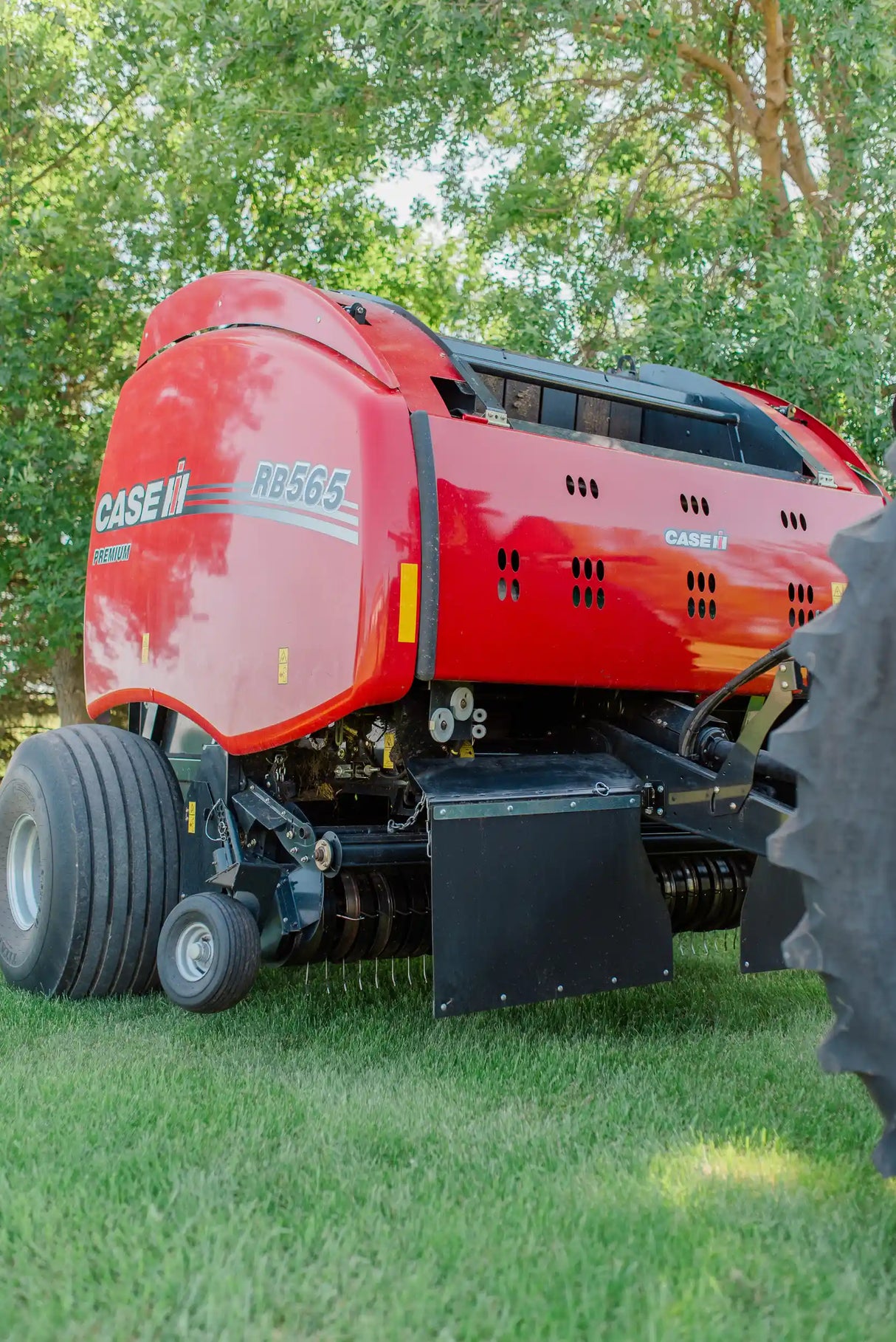 Case Baler with The Rock Block