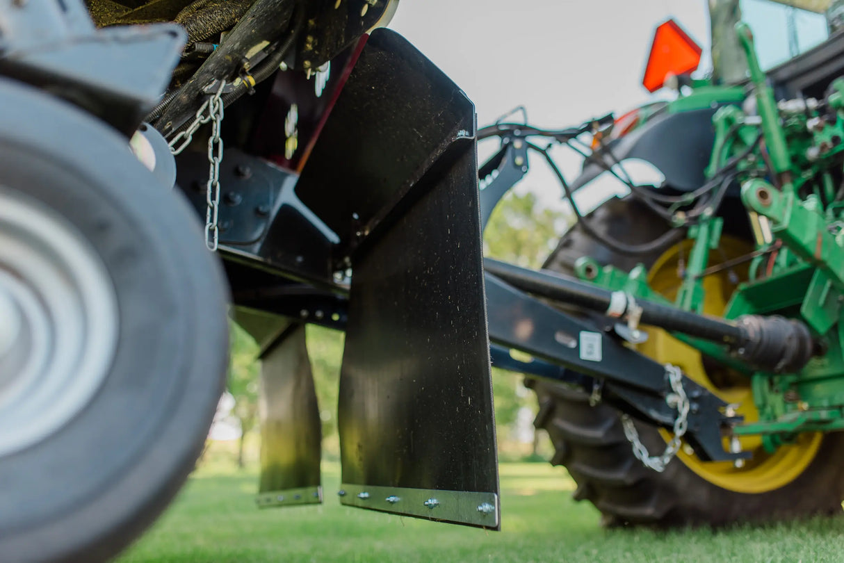 Close-up of a Rock Block on a baler