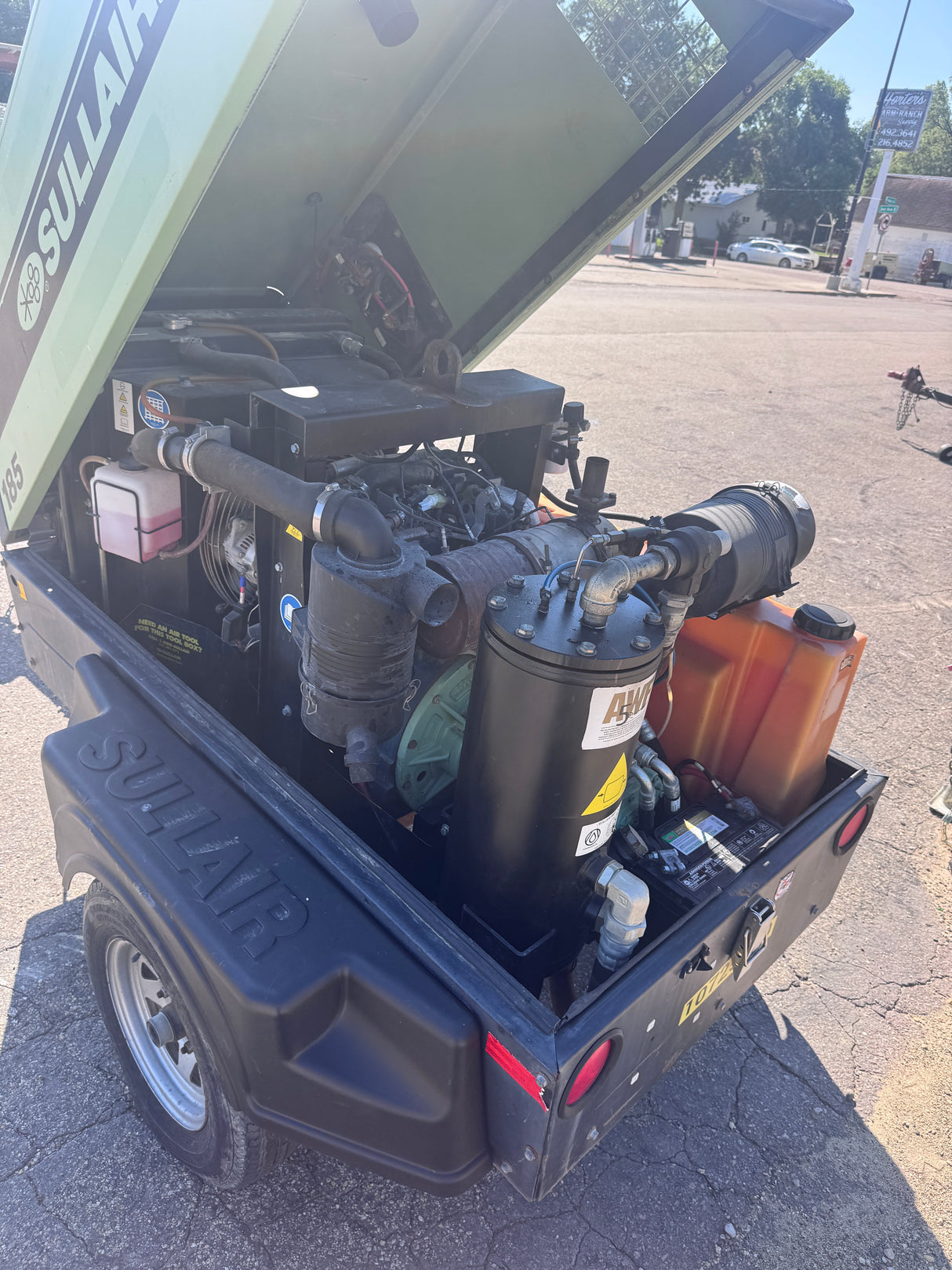 Sullair 185 CFM Air Compressor - Used 2018