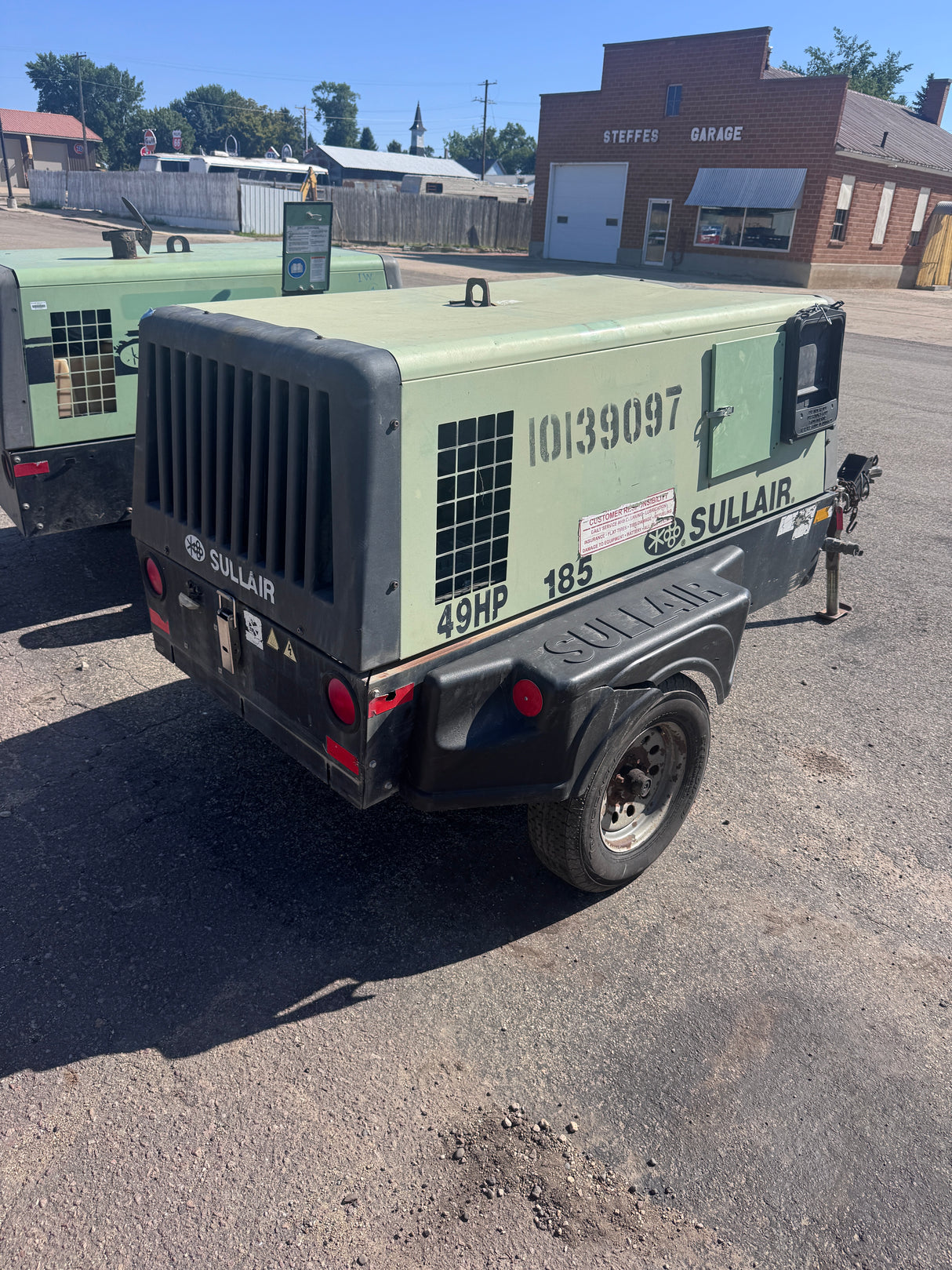 Sullair 185 CFM Air Compressor - Used 2014