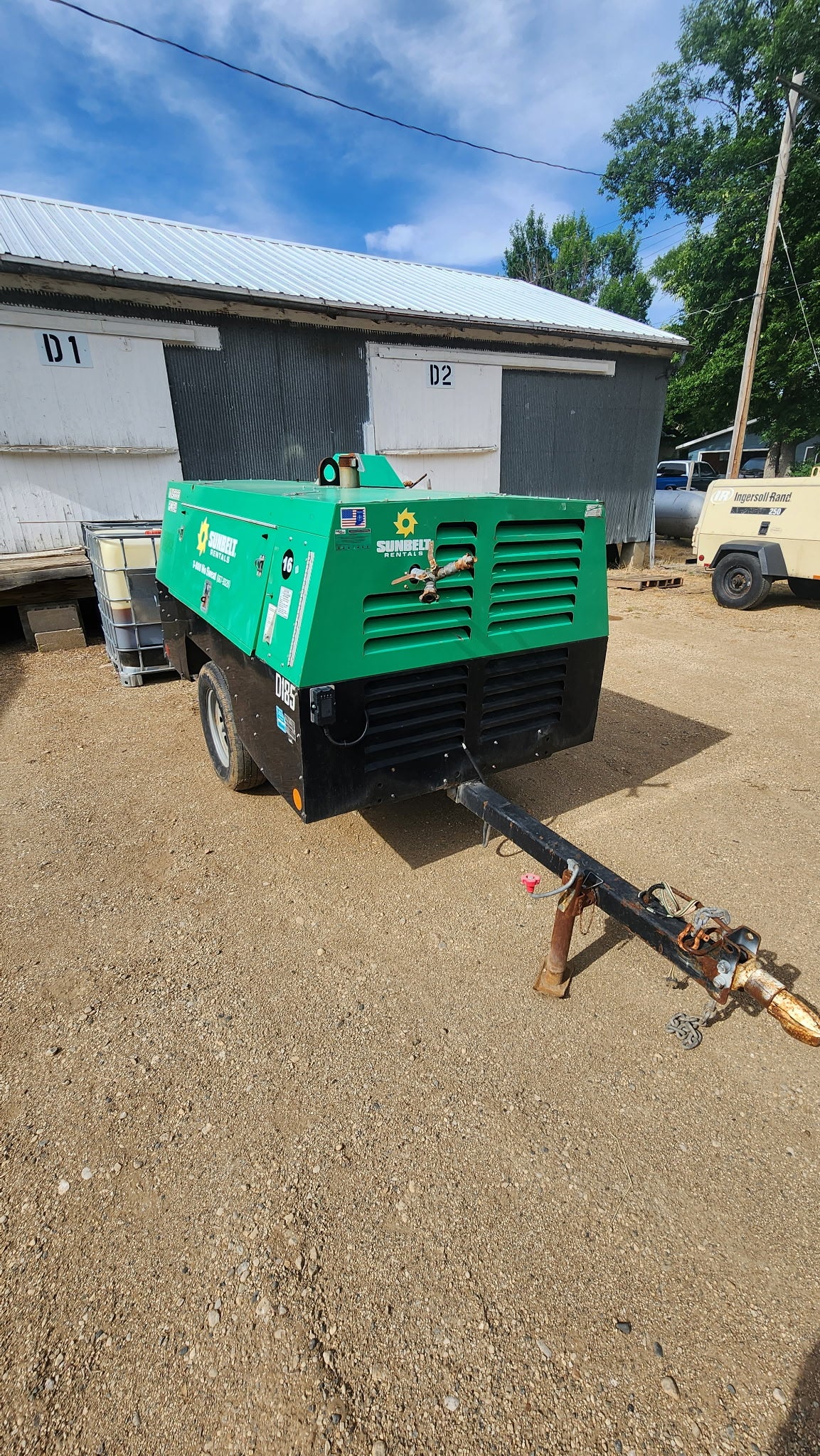 Sullivan 185 CFM Air Compressor- used