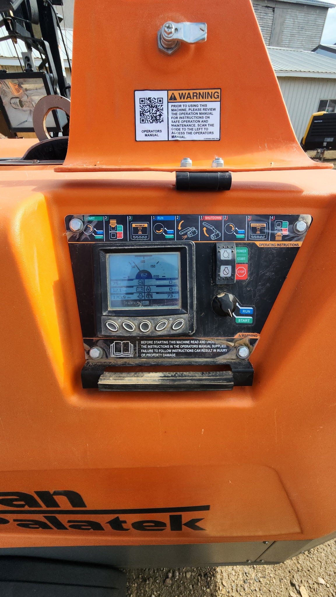 Sullivan 185 CFM Air Compressor - used