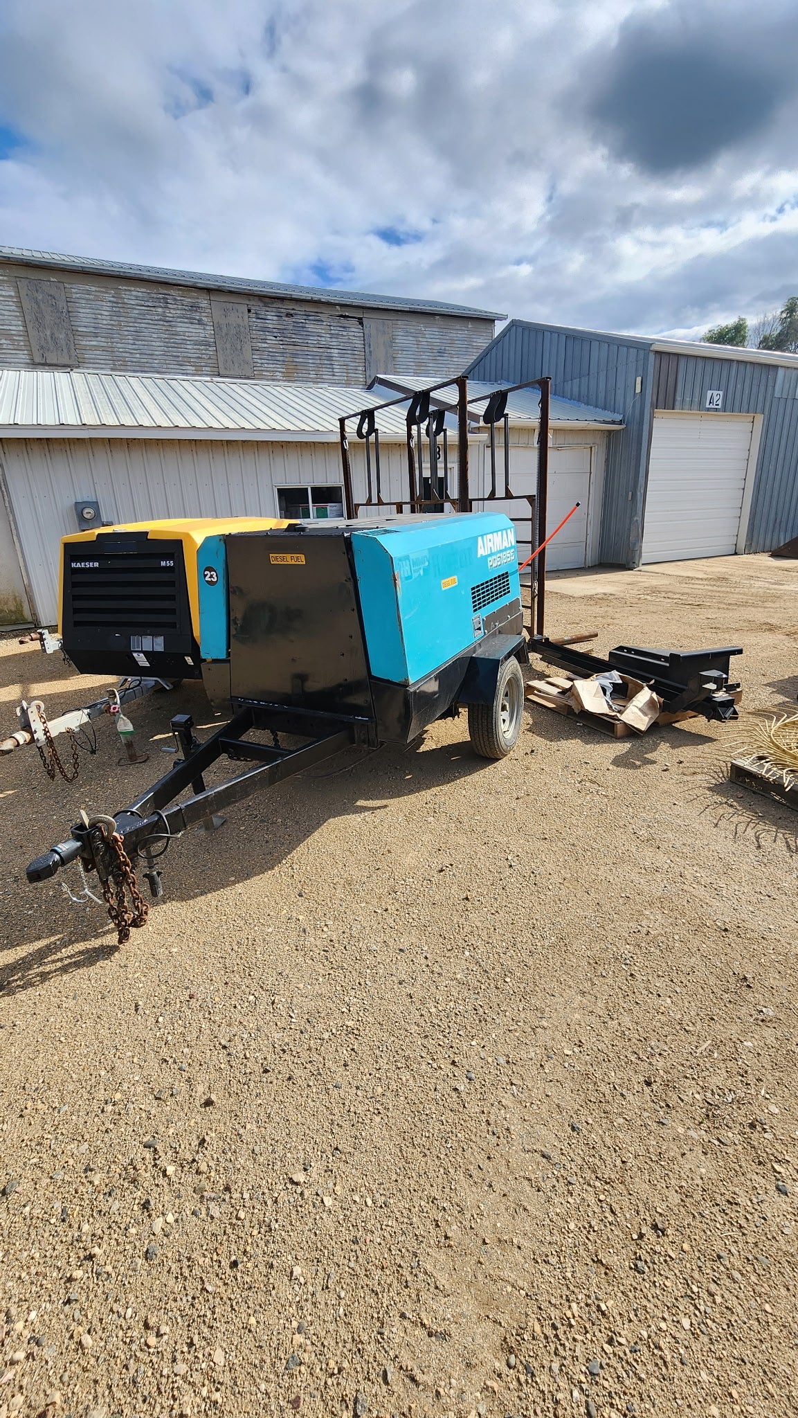 Airman 185 CFM Air Compressor - used