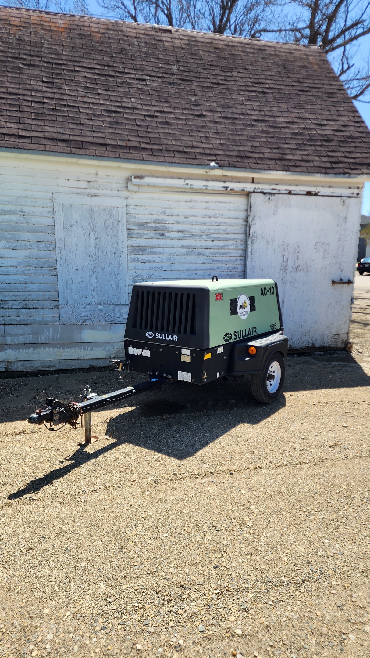 Sullair 185 CFM Portable Air Compressor - USED