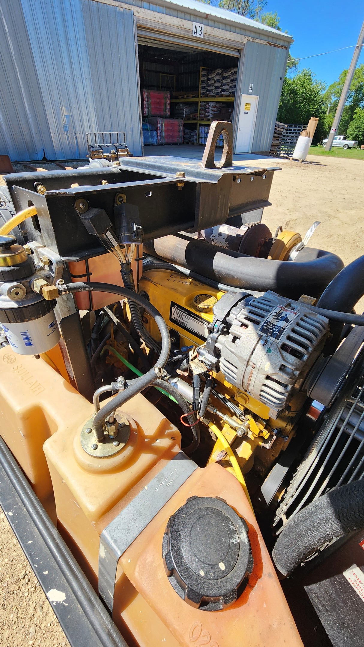 Sullair 185 CFM Air Compressor Stationary - used