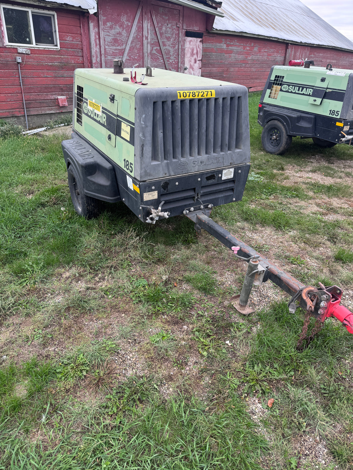 Sullair 185 CFM Air Compressor - Used 2018