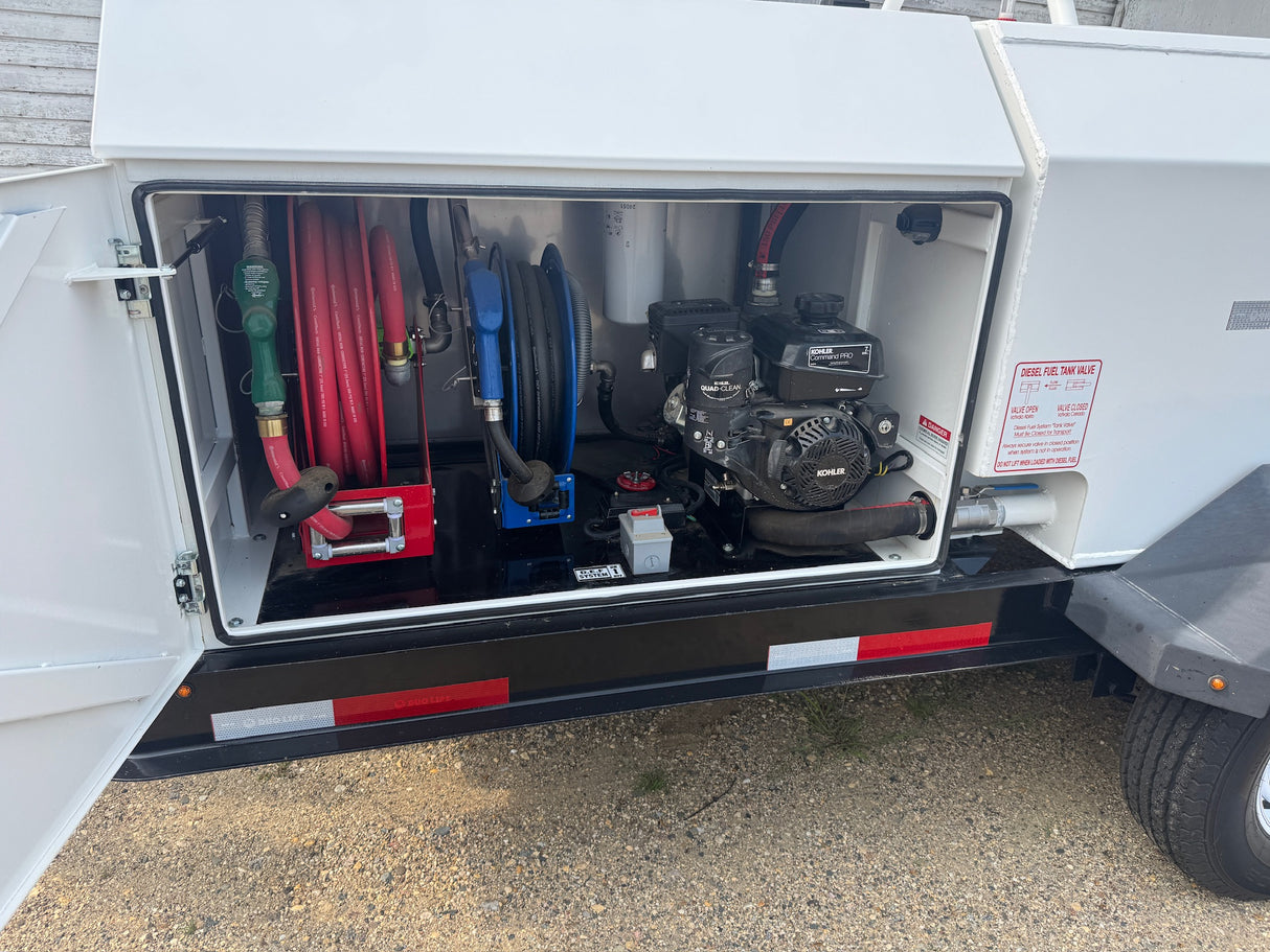 750 Gallon Diesel Tank Duo Lift Fuel Trailer