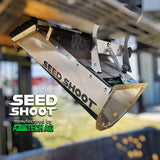 Seed shoot agricultural tool with 'Seed Shoot' and 'A2TECH AG' branding.