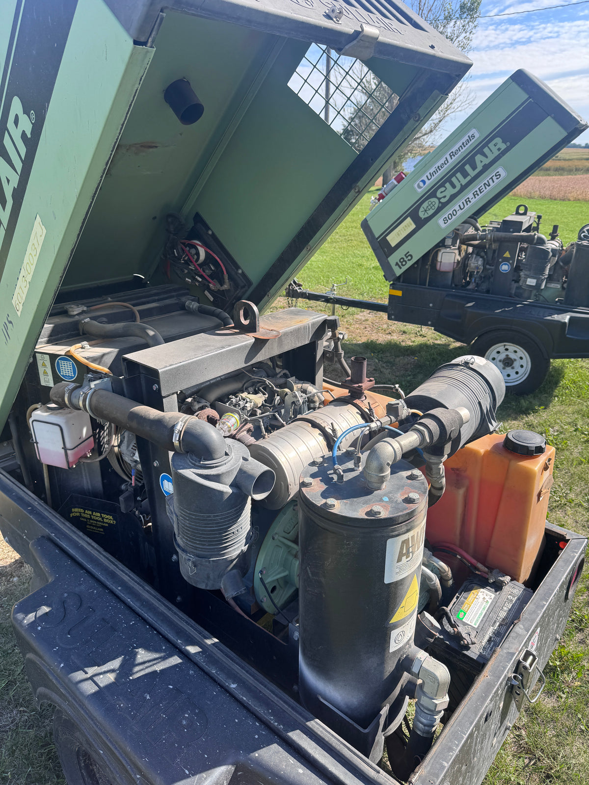 Sullair 185 CFM Air Compressor - Used 2018