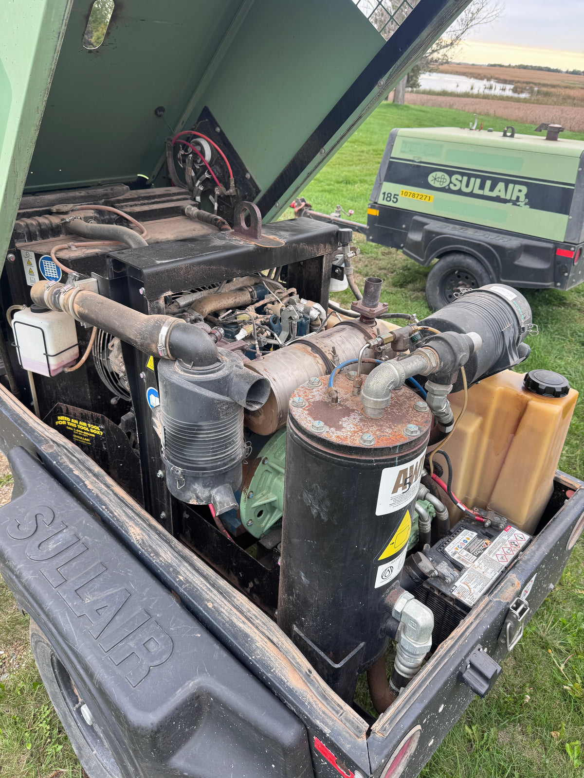 Sullair 185 CFM Air Compressor - Used 2018