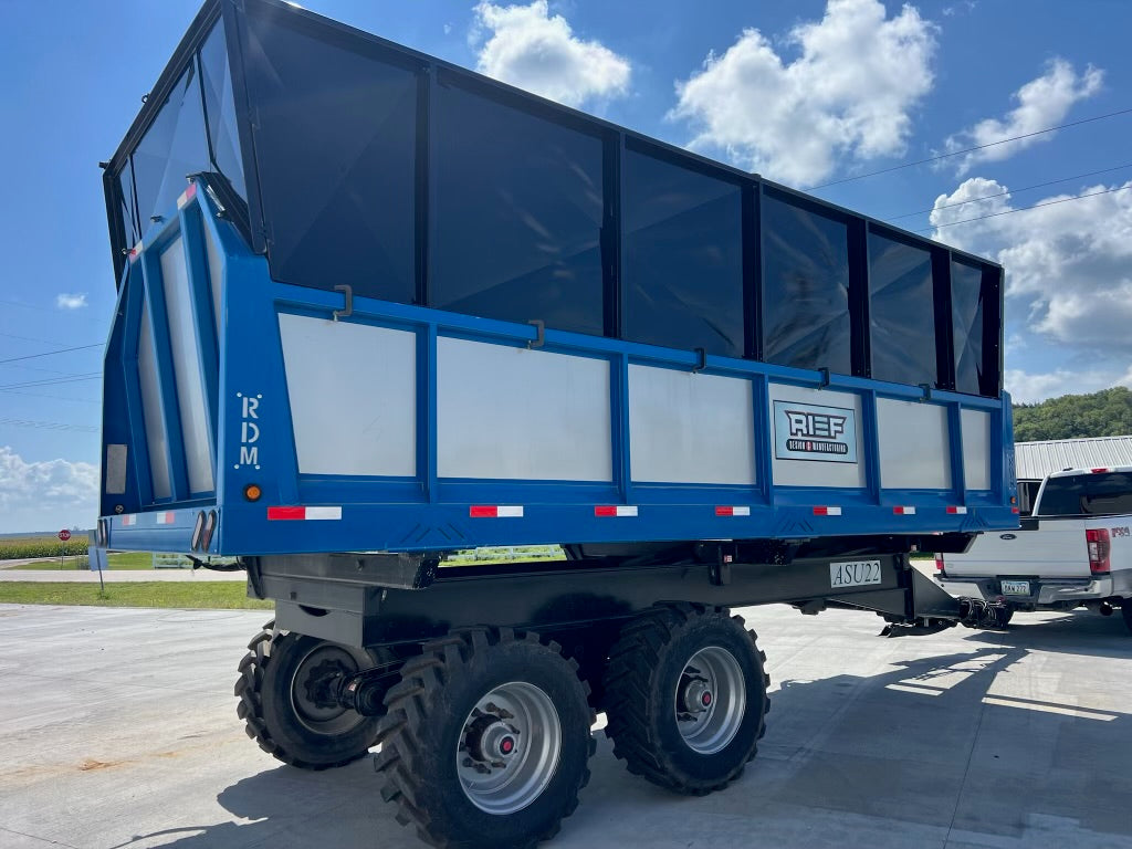 Rief Design 24’ side dump trailer