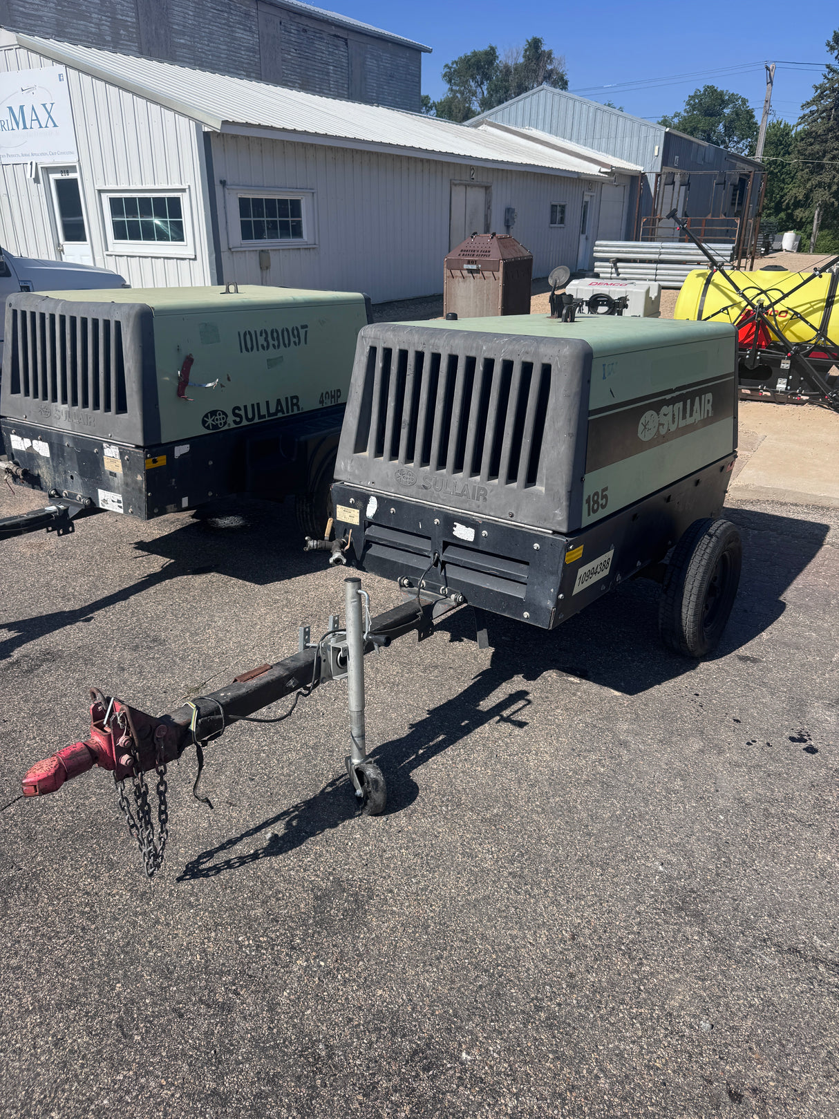 Sullair 185 CFM Air Compressor - Used 2019