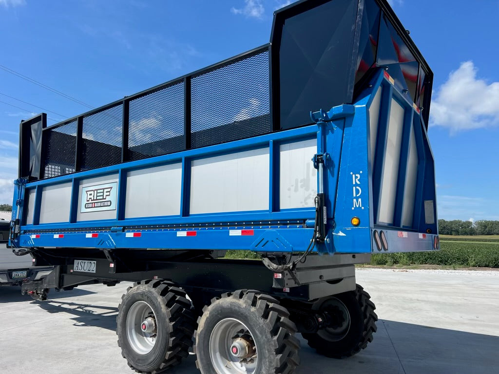 Rief Design 24’ side dump trailer