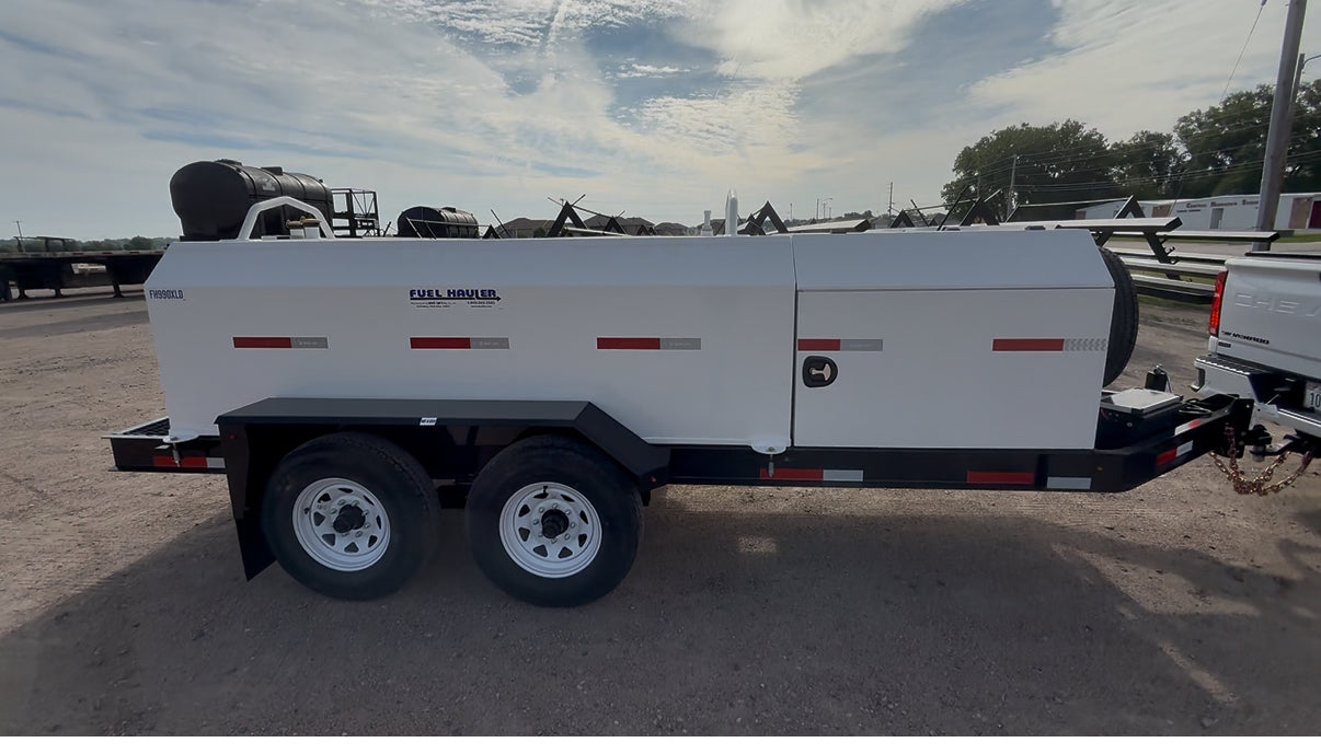990 Gallon Diesel Tank Duo Lift Fuel Trailer
