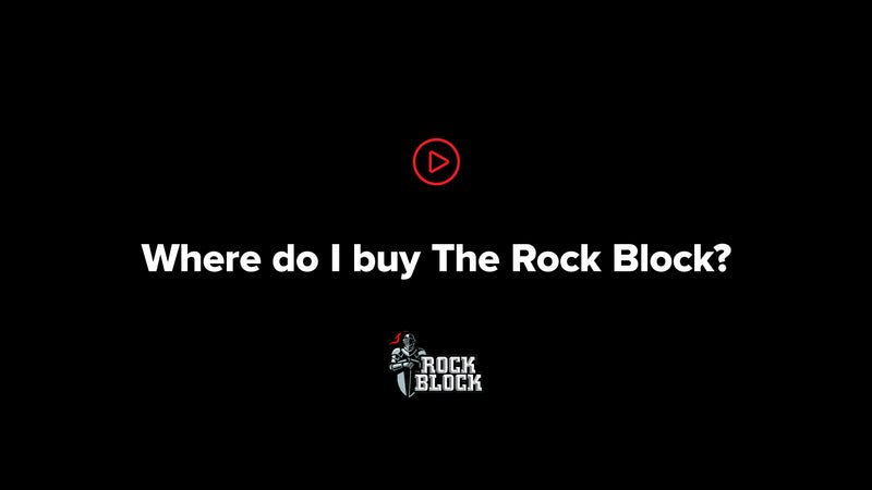 Play Video: Where do I buy The Rock Block?